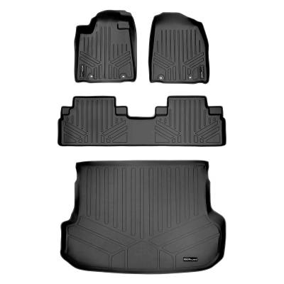 SMARTLINER - SMARTLINER SA0117/B0049/D0222 Front/Rear BLACK Floor Liners for Lexus RX