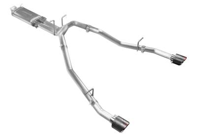 Stillen - Stillen 509601 Cat Back Exhaust Carbon Fiber Tips for 11-24 RAM 1500 5.7L
