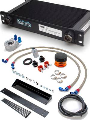 Stillen - Stillen 400637 Street Setrab Oil Cooler Kit for Nissan 370Z Z34/G37/Q40/Q60
