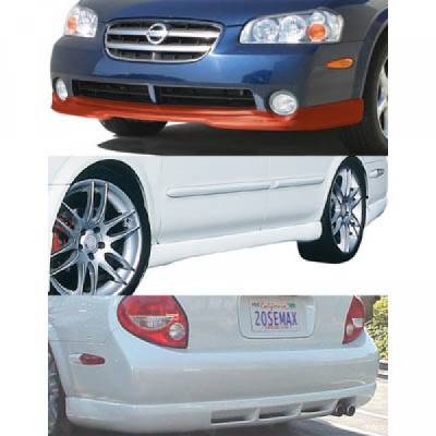 Stillen - Stillen 108280 Unpainted 4Pc Body Kit Classic Lip for 02-03 Nissan Maxima
