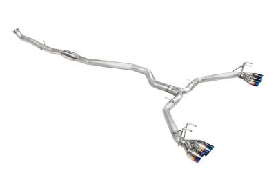 Stillen - Stillen 504101 Catback Exhaust Burnt Blue Tip for 22+ Honda Civic Hatchback 1.5T