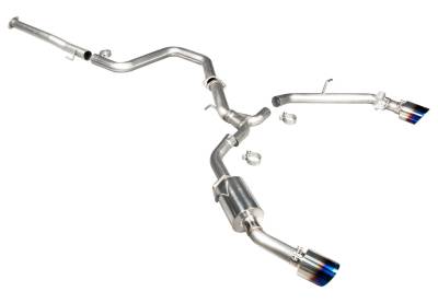 Stillen - Stillen 504204 Rear Cat Back Exhaust Burnt SS Tip for 22+ Hyundai Elantra N