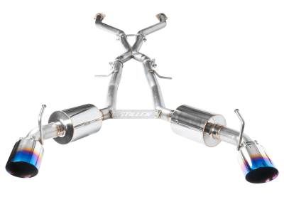 Stillen - Stillen 504504 Cat Back Exhaust Street Series Burnt Blue Tip for 23+ Nissan Z