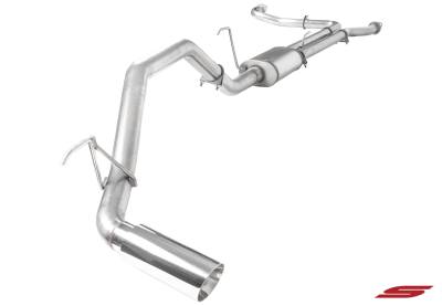 Stillen - Stillen 509560 Cat Back Exhaust Polished Tip for 16-24 Nissan Titan 5.6L Non-XD