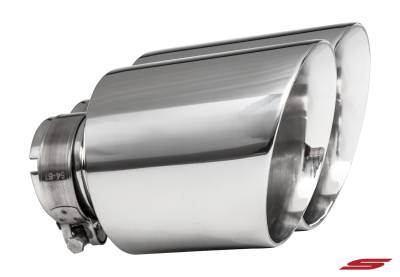 Stillen - Stillen 504451 SS Cat Back Exhaust System Polished for 16-24 Infiniti Q50 3.0t