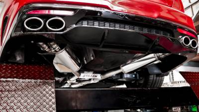Stillen - Stillen 504330 Stainless Steel Cat Back Exhaust System for 18-23 Kia Stinger GT