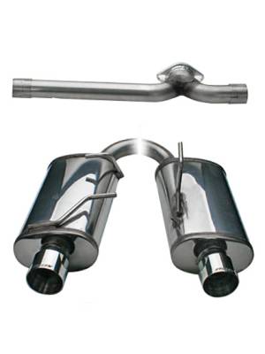 Stillen - Stillen 508275 SS Rear Axle-Back Exhaust System for 08-13 Nissan Altima Coupe