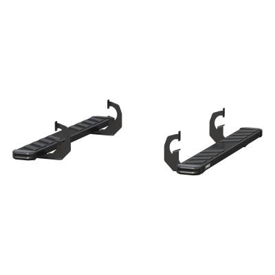 ARIES - ARIES 2554007 NovaTrac 6"x53" Black Steel Running Boards Select Silverado/Sierra