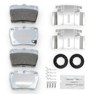 NRS Brakes - NRS Brakes NS1051 REAR Disc Brake Pad Set for 04-05 Toyota RAV4 2.4