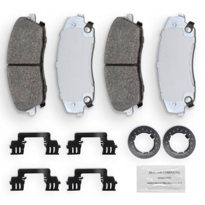 NRS Brakes - NRS Brakes NS1056 FRONT Disc Brake Pad Set for Chrysler/Dodge