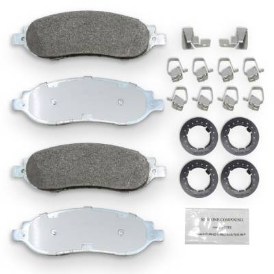 NRS Brakes - NRS Brakes NS1068 REAR Disc Brake Pad Set for Ford 5.4 6.0 6.8