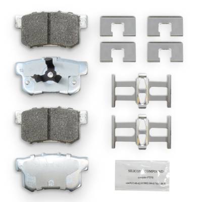 NRS Brakes - NRS Brakes NS1086 REAR Disc Brake Pad Set for Acura/Honda 2.3 2.4 3.5
