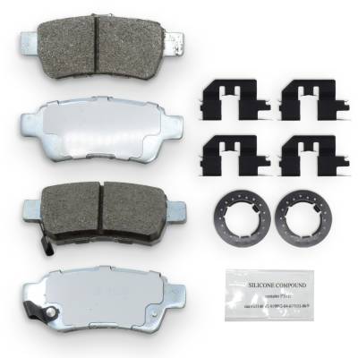 NRS Brakes - NRS Brakes NS1088 REAR Disc Brake Pad Set for 05-10 Honda Odyssey
