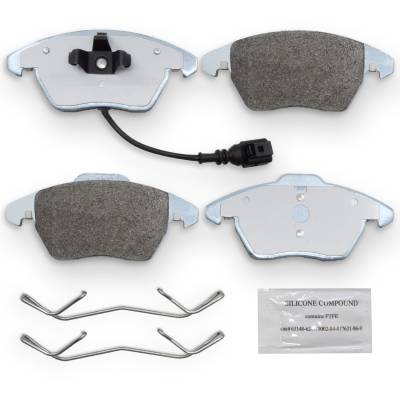 NRS Brakes - NRS Brakes NS1107 FRONT Disc Brake Pad Set for Audi Seat Volkswagen
