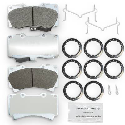 NRS Brakes - NRS Brakes NS1119 FRONT Disc Brake Pad Set for Hummer 3.5/3.7 5.3