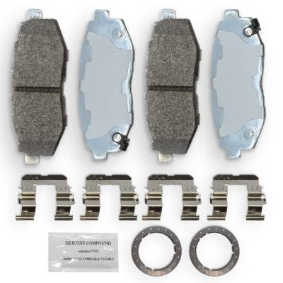NRS Brakes - NRS Brakes NS1124 REAR Disc Brake Pad Set for Scion Subaru/Toyota 2.0