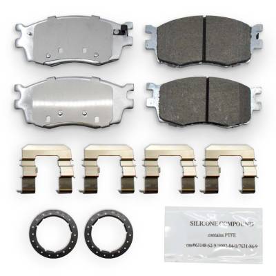 NRS Brakes - NRS Brakes NS1156 FRONT Disc Brake Pad Set for Hyundai/Kia 1.6