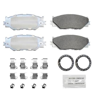 NRS Brakes - NRS Brakes NS1178 FRONT Disc Brake Pad Set for 06-15 Lexus IS250 2.5