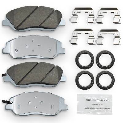 NRS Brakes - NRS Brakes NS1202 FRONT Disc Brake Pad Set for Hyundai/Kia 2.7 3.3 3.5 3.8 4.6