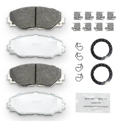 NRS Brakes - NRS Brakes NS1210 FRONT Disc Brake Pad Set for Lexus Pontiac/Scion & Toyota