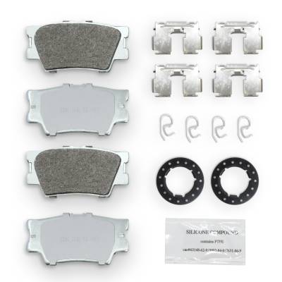 NRS Brakes - NRS Brakes NS1212 REAR Disc Brake Pad Set for Lexus Pontiac/Toyota 2.4 2.5/3.5