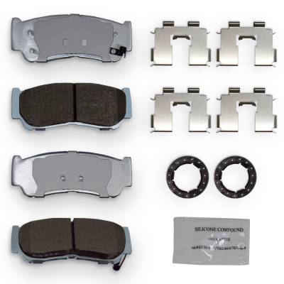 NRS Brakes - NRS Brakes NS1297 REAR Disc Brake Pad Set for 07-09 Hyundai Santa Fe 2.7 3.3
