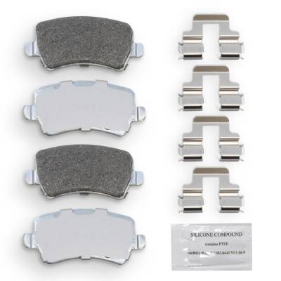 NRS Brakes - NRS Brakes NS1307 REAR Disc Brake Pad Set for Land Rover Volvo 2.0