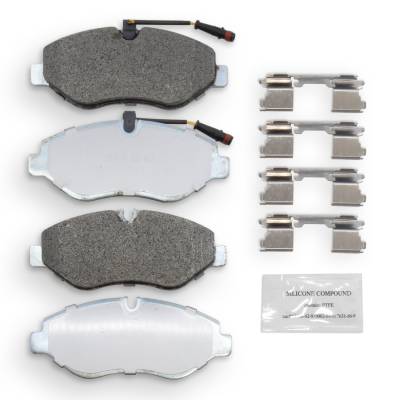 NRS Brakes - NRS Brakes NS1316 FRONT Disc Brake Pad Set for Dodge Freightliner & Mercedes