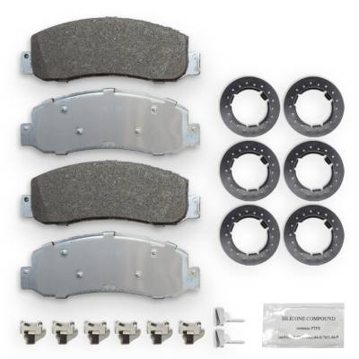 NRS Brakes - NRS Brakes NS1333 Front Disc Brake Pad Set for Ford 5.4/6.2/6.4/6.7 6.8