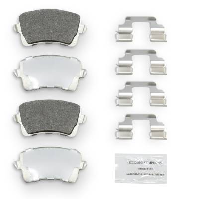 NRS Brakes - NRS Brakes NS1386 REAR Disc Brake Pad Set for Audi 2.0/3.0 3.2 4.2