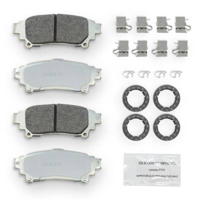 NRS Brakes - NRS Brakes NS1391 Rear Disc Brake Pad Set for Lexus & Toyota