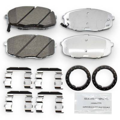 NRS Brakes - NRS Brakes NS1397 FRONT Disc Brake Pad Set for Hyundai/Kia Hatchback 1.6/2.0 2.4