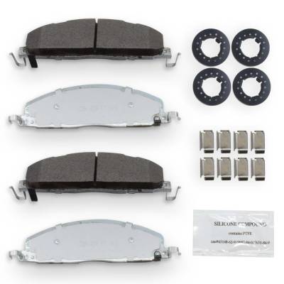 NRS Brakes - NRS Brakes NS1400 REAR Disc Brake Pad Set for Dodge RAM 5.7 5.9 6.4/6.7