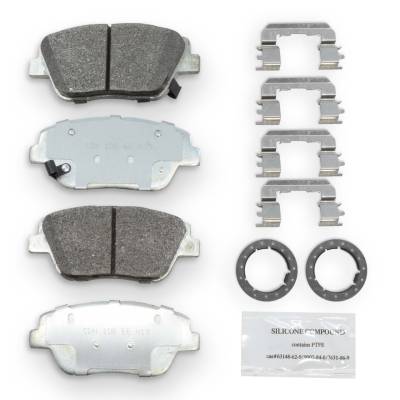 NRS Brakes - NRS Brakes NS1444 FRONT Disc Brake Pad Set for Hyundai/Kia 2.0 2.4