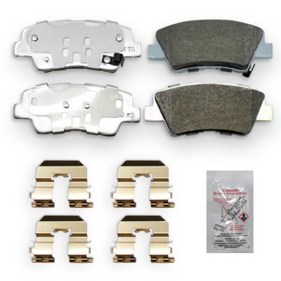 NRS Brakes - NRS Brakes NS1446 REAR Disc Brake Pad Set for Hyundai/Kia 1.6/2.0 2.4 3.3 3.8