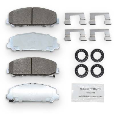 NRS Brakes - NRS Brakes NS1509 FRONT Disc Brake Pad Set for Infiniti/Nissan 5.6