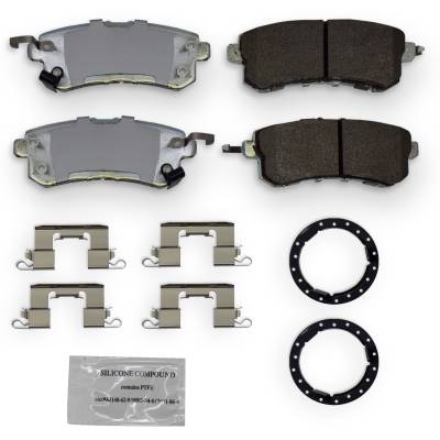 NRS Brakes - NRS Brakes NS1510 REAR Disc Brake Pad Set for Infiniti/Nissan 5.6