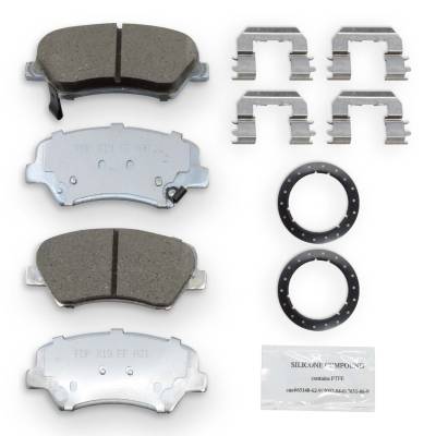 NRS Brakes - NRS Brakes NS1543 FRONT Disc Brake Pad Set for Hyundai/Kia 1.6 1.8/2.0 2.4