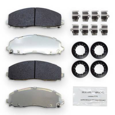 NRS Brakes - NRS Brakes NS1589 FRONT Disc Brake Pad Set for Chrysler/Dodge/Jeep & Ram