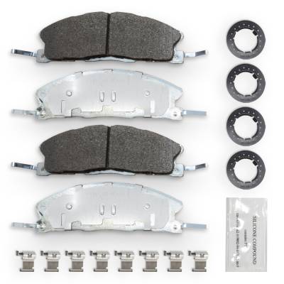NRS Brakes - NRS Brakes NS1611 FRONT Disc Brake Pad Set for Ford/Lincoln 2.0/2.3 3.5/3.7