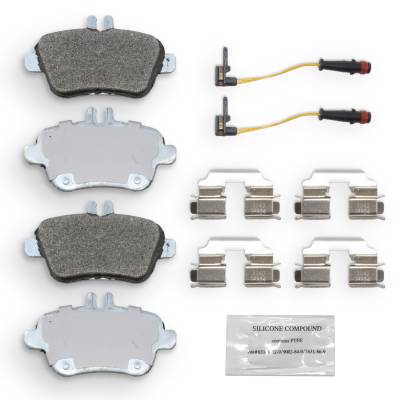 NRS Brakes - NRS Brakes NS1646 REAR Disc Brake Pad Set for INFINITI Mercedes-Benz 2.0