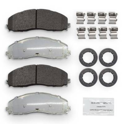 NRS Brakes - NRS Brakes NS1680 FRONT Disc Brake Pad Set for Ford 6.2 6.7 7.3