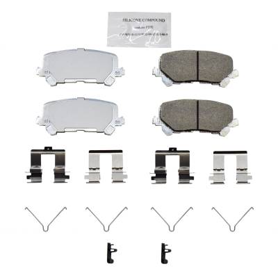 NRS Brakes - NRS Brakes NS1724 REAR Disc Brake Pad Set for Acura/Honda 3.5