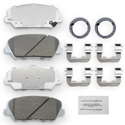 NRS Brakes - NRS Brakes NS1735 FRONT Disc Brake Pad Set for Kia 1.6 1.8/2.0 2.4