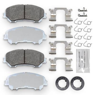 NRS Brakes - NRS Brakes NS1737 FRONT Disc Brake Pad Set for Nissan 2.0/2.5