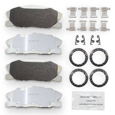 NRS Brakes - NRS Brakes NS1767 FRONT Disc Brake Pad Set for 14-23 Dodge Charger