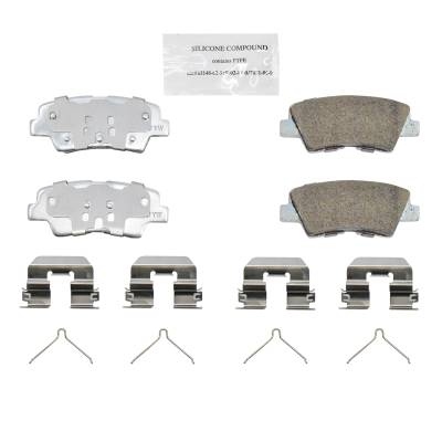 NRS Brakes - NRS Brakes NS1812 REAR Disc Brake Pad Set for Hyundai/Kia 1.6/2.0