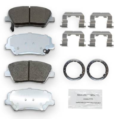 NRS Brakes - NRS Brakes NS1815 FRONT Disc Brake Pad Set for Hyundai/Kia 2.0 2.4 3.3