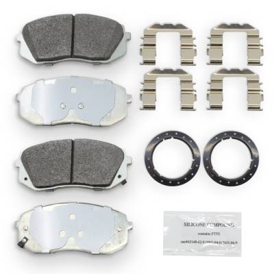 NRS Brakes - NRS Brakes NS1826 FRONT Disc Brake Pad Set for Hyundai/Kia 1.6/2.0 2.4 AWD