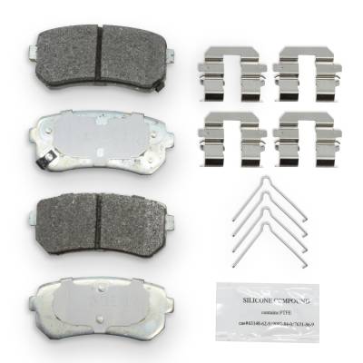 NRS Brakes - NRS Brakes NS1829 REAR Disc Brake Pad Set for Hyundai/Kia 1.6/2.0 2.4